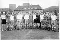 Fussballteam im Mathias Stinnes Stadion 50er Jahre